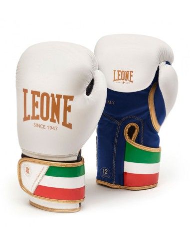 Guantes de Boxeo Italy 47 Leone Blancos